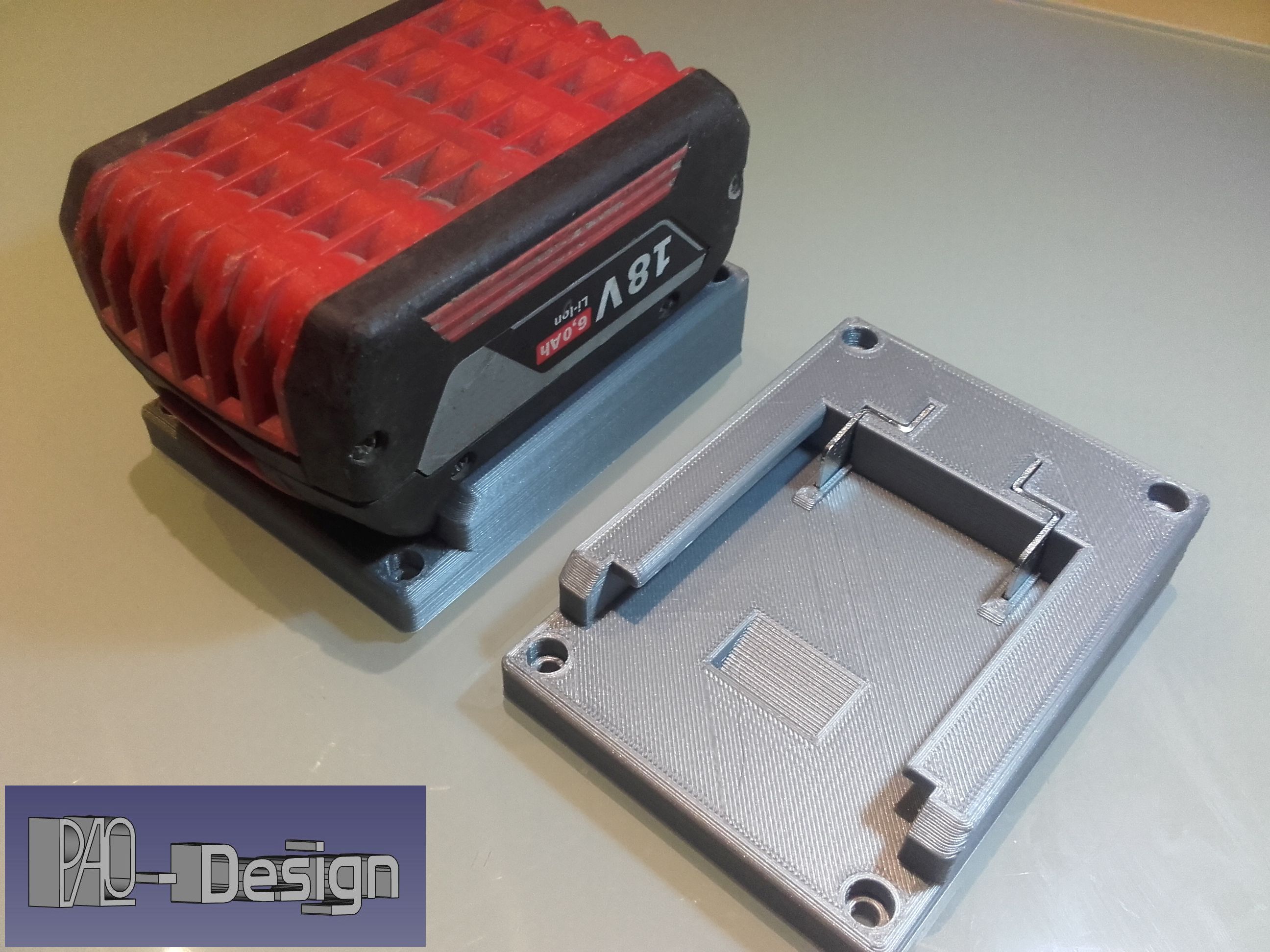 Adaptateur convertisseur pour Batterie Bosch GBA 18V Li-ION sur