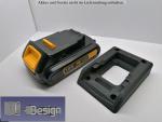 Battery holder for DeWALT XR 18V DCB series black PLA+